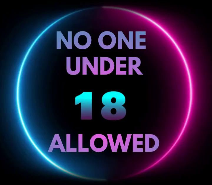 no under 18 banner