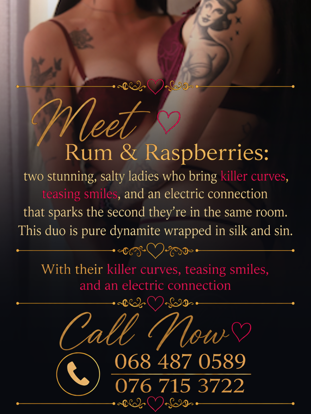 Rum and Raspberries Advert